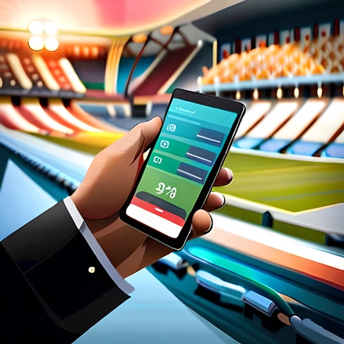Una mano sosteniendo una app de Exchange Betting