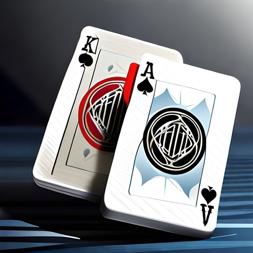 Dos cartas de juego: el Rey y el AS